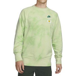 Rare Tie Dye Embroidered Nike Crew Neck Sweatshirt